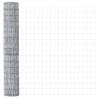 Ogrodzenie z słupkiem Srebrny 1,6 x 10 m Stal
