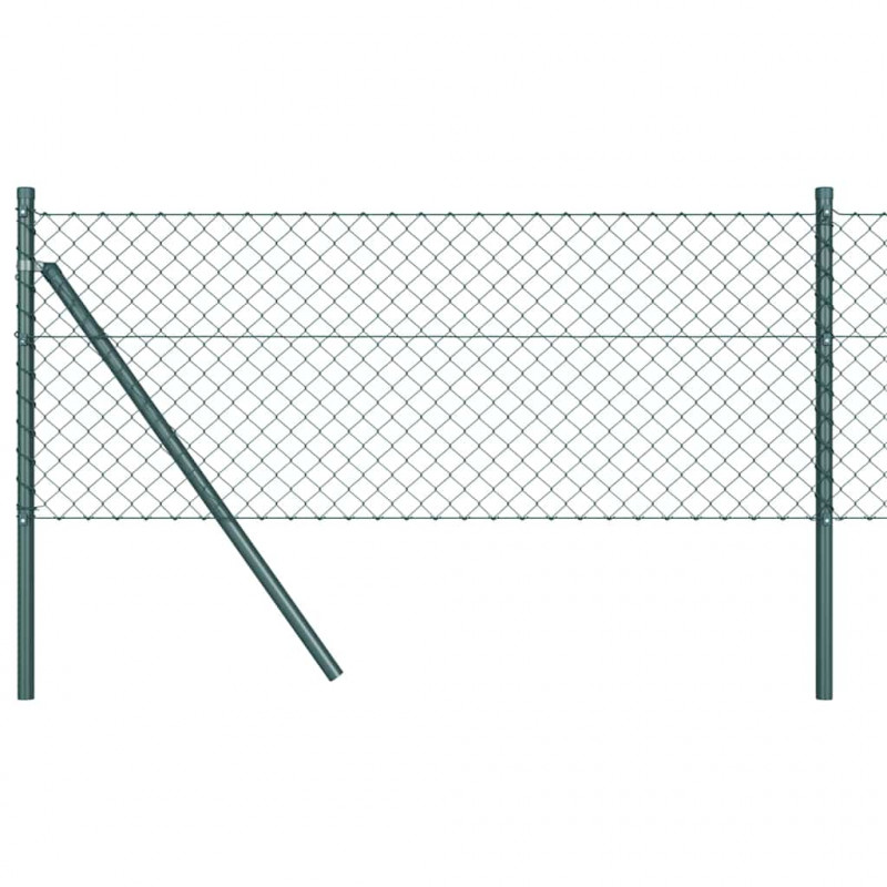 Słupek ogrodzeniowy. Zielony 10 x 0,4 m (siatka 40 x 40 mm)