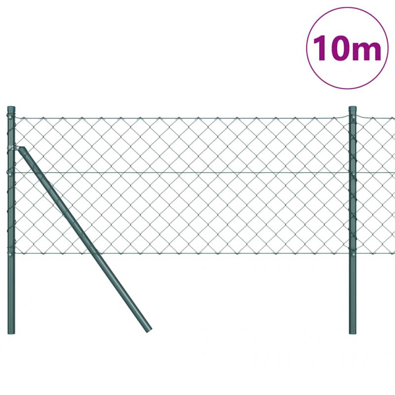 Słupek ogrodzeniowy. Zielony 10 x 0,6 m (siatka 60 x 60 mm)