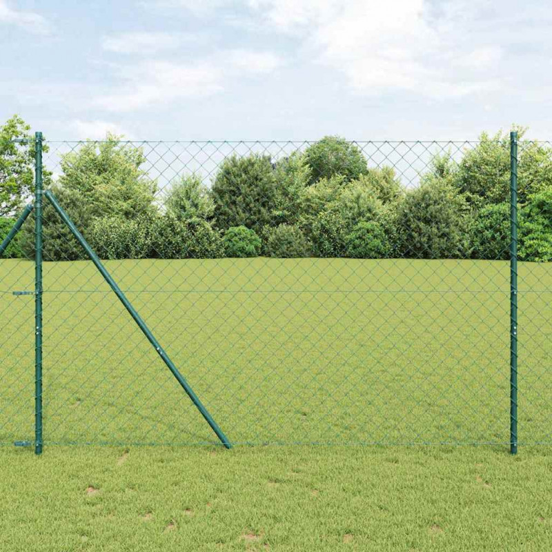 Słupek ogrodzeniowy. Zielony 1,5 x 25 m (siatka 60 x 60 mm)