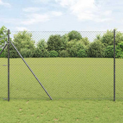 Słupek ogrodzeniowy. Szary 10 x 1,6 m (siatka 40 x 40 mm)
