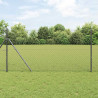 Słupek ogrodzeniowy. Szary 25 x 1 m (siatka 40 x 40 mm)