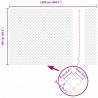 Słupek ogrodzeniowy. Szary 25 x 1 m (siatka 60 x 60 mm) Stal