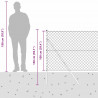 Słupek ogrodzeniowy. Szary 25 x 1 m (siatka 60 x 60 mm) Stal