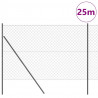 Słupek ogrodzeniowy. Szary 25 x 1,5 m (siatka 60 x 60 mm) Stal