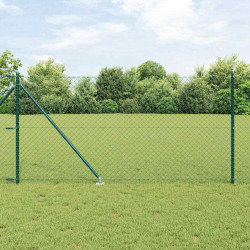Słupek ogrodzeniowy. Zielony 10 x 1 m (siatka 40 x 40 mm)