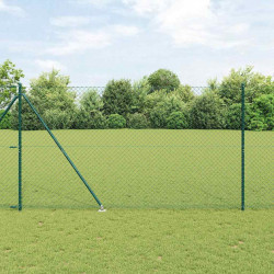 Słupek ogrodzeniowy. Zielony 10 x 1,5 m (siatka 60 x 60 mm)
