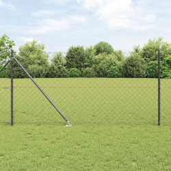 Słupek ogrodzeniowy. Szary 25 x 1 m (siatka 60 x 60 mm) Stal