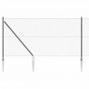 Słupek ogrodzeniowy. Szary 25 x 1,2 m (siatka 60 x 60 mm)