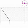 Słupek ogrodzeniowy. Szary 25 x 1,5 m (siatka 60 x 60 mm) Stal
