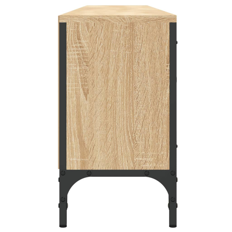 Szafka pod TV, z szufladą, dąb sonoma, 200x25x44 cm