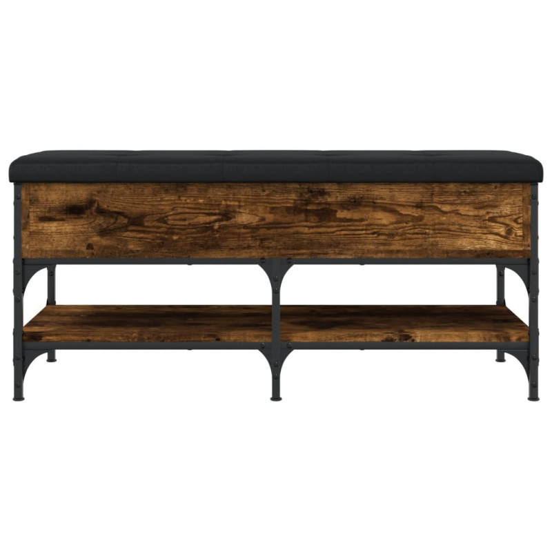 Ławka na buty, przydymiony dąb, 102x42x45 cm