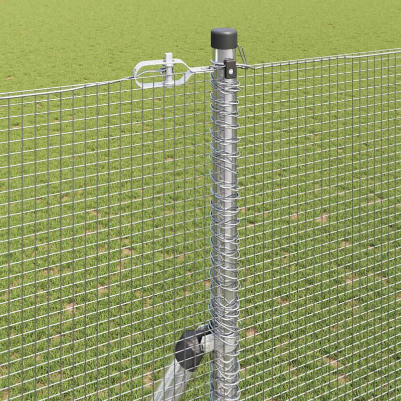 Słupek ogrodzeniowy. Srebrny 25 x 1,5 m (siatka 12 x 12 mm)
