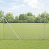 Słupek ogrodzeniowy. Srebrny 25 x 1,5 m (19 x 19 mm siatka)