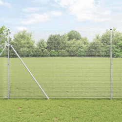 Słupek ogrodzeniowy. Srebrny 25 x 1,6 m (siatka 12 x 12 mm)