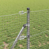 Słupek ogrodzeniowy. Srebrny 50 x 0,8 m (siatka 25 x 25 mm)