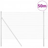 Słupek ogrodzeniowy. Srebrny 50 x 1,5 m (siatka 12 x 12 mm)