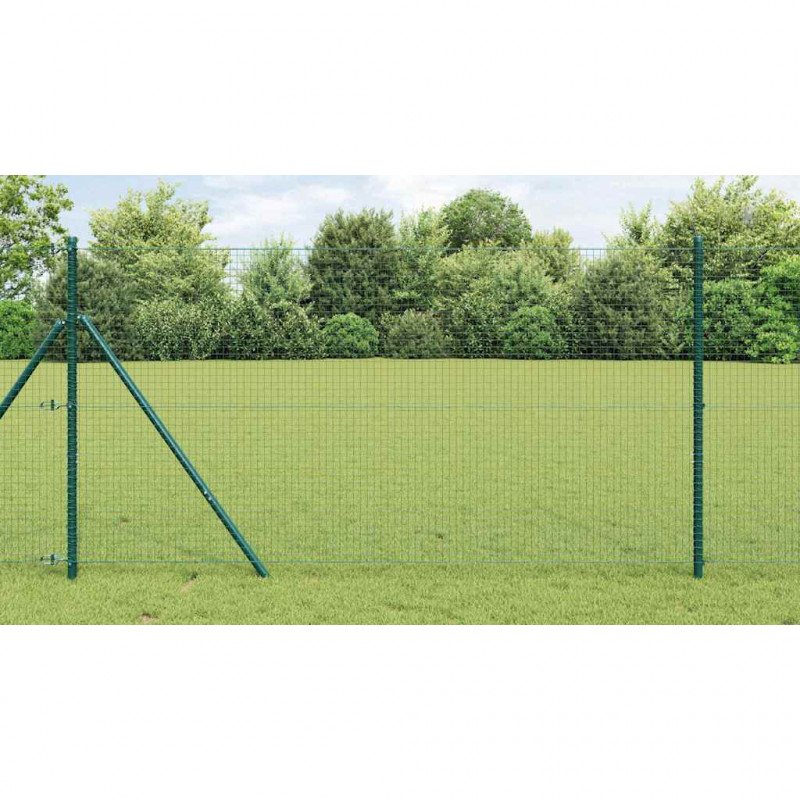 Słupek ogrodzeniowy. Zielony 10 x 1 m (siatka 25 x 25 mm) Stal