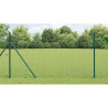Słupek ogrodzeniowy. Zielony 10 x 1 m (siatka 25 x 25 mm) Stal