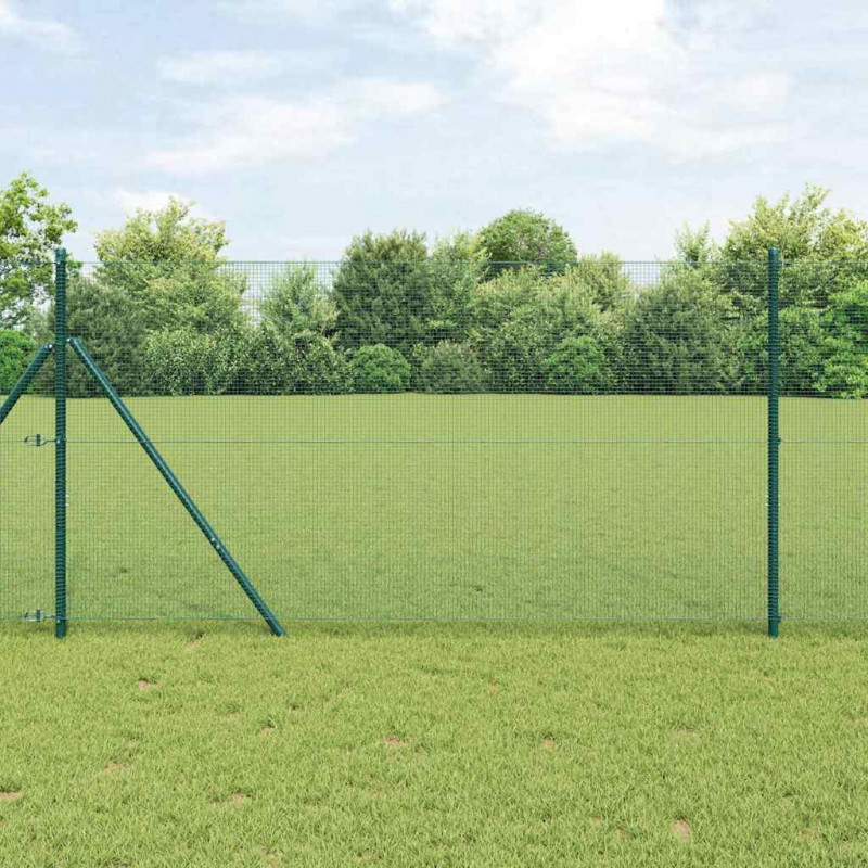 Słupek ogrodzeniowy. Zielony 10 x 1,2 m (siatka 12 x 12 mm)