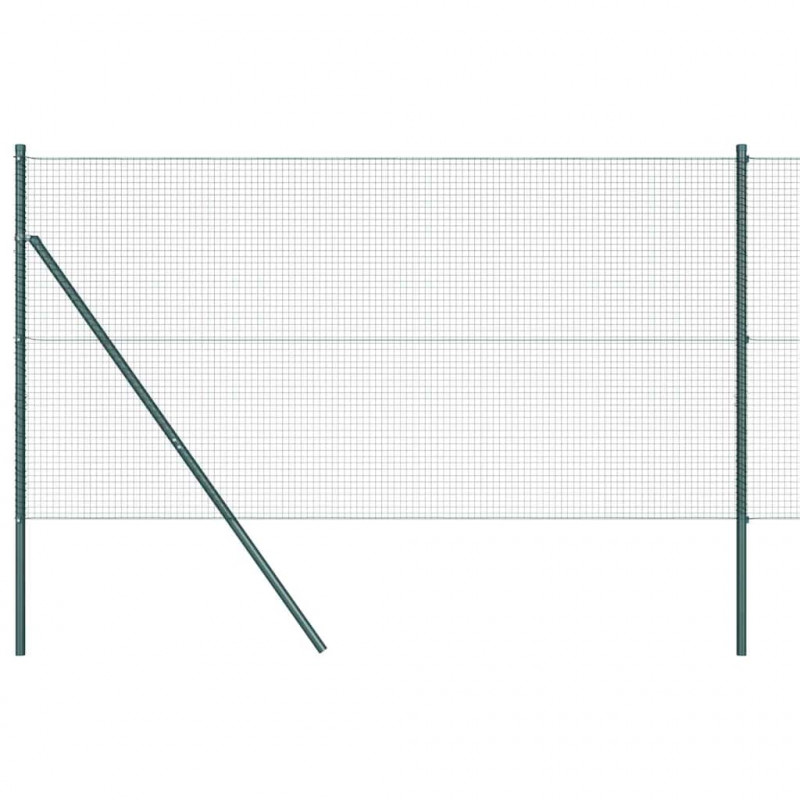 Słupek ogrodzeniowy. Zielony 10 x 1,4 m (siatka 19 x 19 mm)
