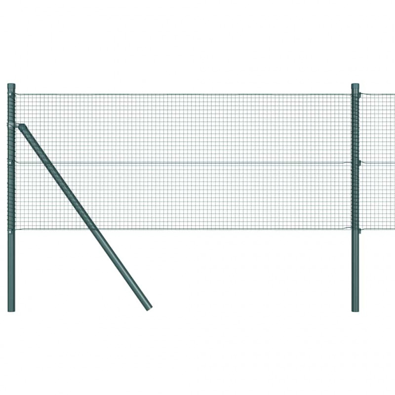 Słupek ogrodzeniowy. Zielony 25 x 0,8 m (siatka 16 x 16 mm)