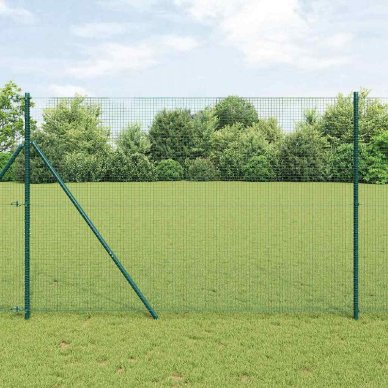 Słupek ogrodzeniowy. Zielony 25 x 1,5 m (19 x 19 mm siatka)
