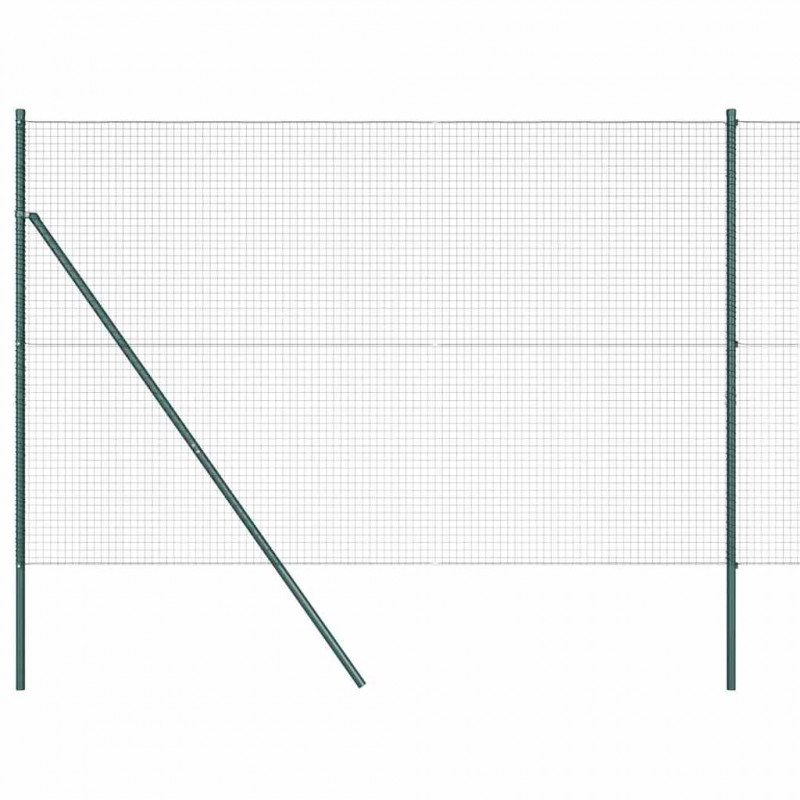 Słupek ogrodzeniowy. Zielony 25 x 1,5 m (25 x 25 mm siatka)