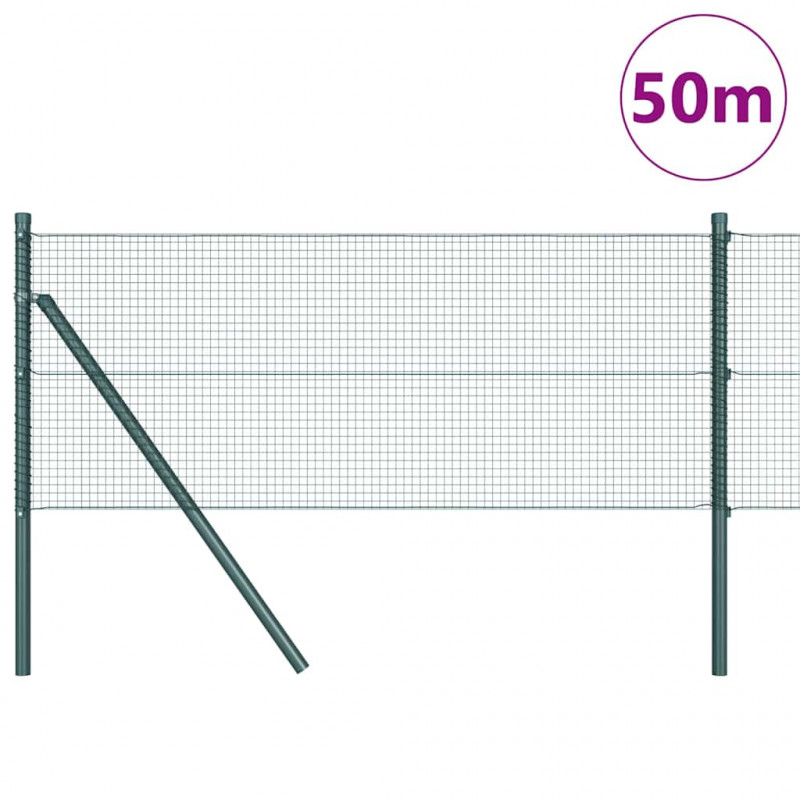 Słupek ogrodzeniowy. Zielony 50 x 0,5 m (siatka 16 x 16 mm)