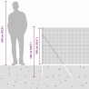 Słupek ogrodzeniowy. Zielony 100 x 1 m (siatka 16 x 16 mm)