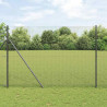 Słupek ogrodzeniowy. Szary 10 x 1,5 m (siatka 16 x 16 mm)