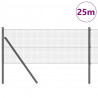 Słupek ogrodzeniowy. Szary 25 x 0,4 m (siatka 19 x 19 mm)