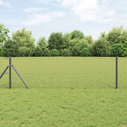 Słupek ogrodzeniowy. Szary 25 x 0,6 m (siatka 25 x 25 mm)