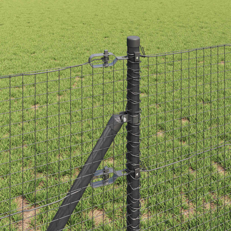 Słupek ogrodzeniowy. Szary 25 x 0,6 m (siatka 25 x 25 mm)