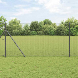 Słupek ogrodzeniowy. Szary 25 x 1,2 m (siatka 19 x 19 mm)