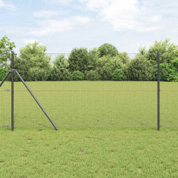 Słupek ogrodzeniowy. Szary 25 x 1,4 m (siatka 25 x 25 mm)