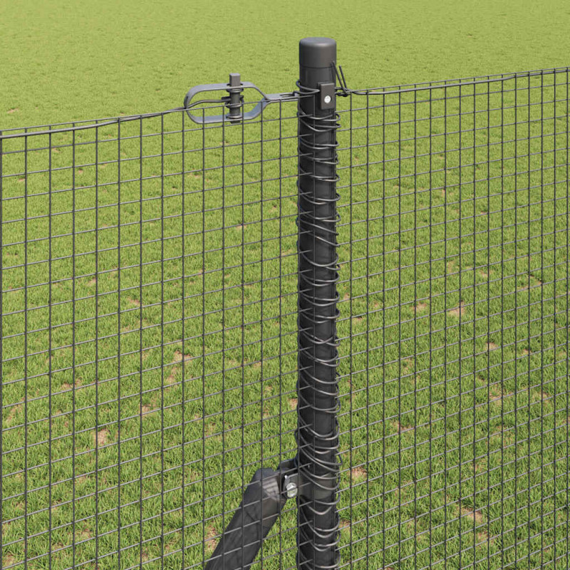 Słupek ogrodzeniowy. Szary 25 x 1,5 m (siatka 16 x 16 mm)