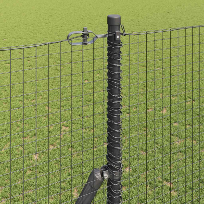 Słupek ogrodzeniowy. Szary 25 x 1,6 m (siatka 25 x 25 mm)