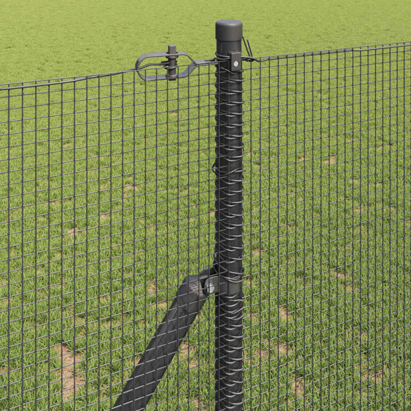 Słupek ogrodzeniowy. Szary 50 x 1,2 m (siatka 12 x 12 mm)