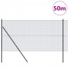 Słupek ogrodzeniowy. Szary 50 x 1,2 m (siatka 16 x 16 mm)