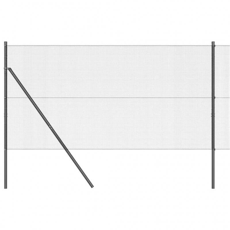 Słupek ogrodzeniowy. Szary 50 x 1,4 m (siatka 12 x 12 mm)