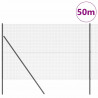 Słupek ogrodzeniowy. Szary 50 x 1,4 m (16 x 16 mm siatka)