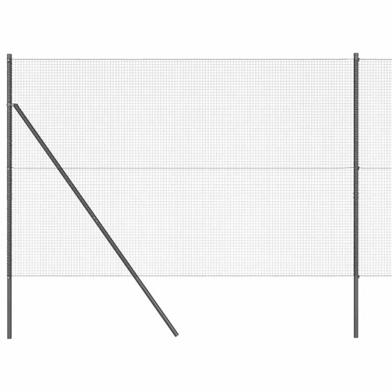 Słupek ogrodzeniowy. Szary 50 x 1,4 m (19 x 19 mm siatka)