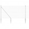 Słupek ogrodzeniowy. Srebrny 25 x 1 m (siatka 12 x 12 mm) Stal