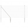 Słupek ogrodzeniowy. Srebrny 25 x 1 m (siatka 16 x 16 mm) Stal