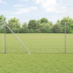 Słupek ogrodzeniowy. Srebrny 25 x 1,4 m (siatka 25 x 25 mm)