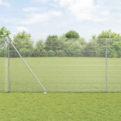 Słupek ogrodzeniowy. Srebrny 25 x 1,5 m (siatka 12 x 12 mm)