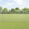 Słupek ogrodzeniowy. Srebrny 25 x 1,5 m (19 x 19 mm siatka)