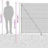 Słupek ogrodzeniowy. Srebrny 25 x 1,6 m (siatka 16 x 16 mm)