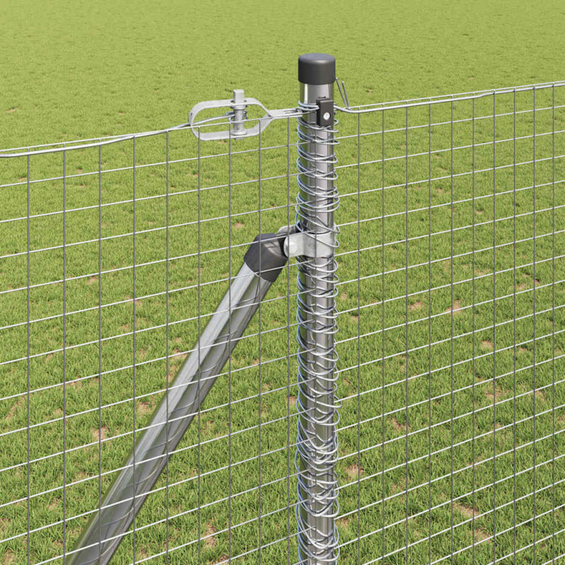 Słupek ogrodzeniowy. Srebrny 25 x 1,6 m (siatka 25 x 25 mm)